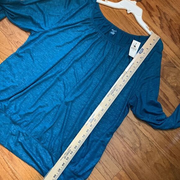 Lane Bryant size 18-20 scoop neck long sleeve top NWT - Picture 9 of 10